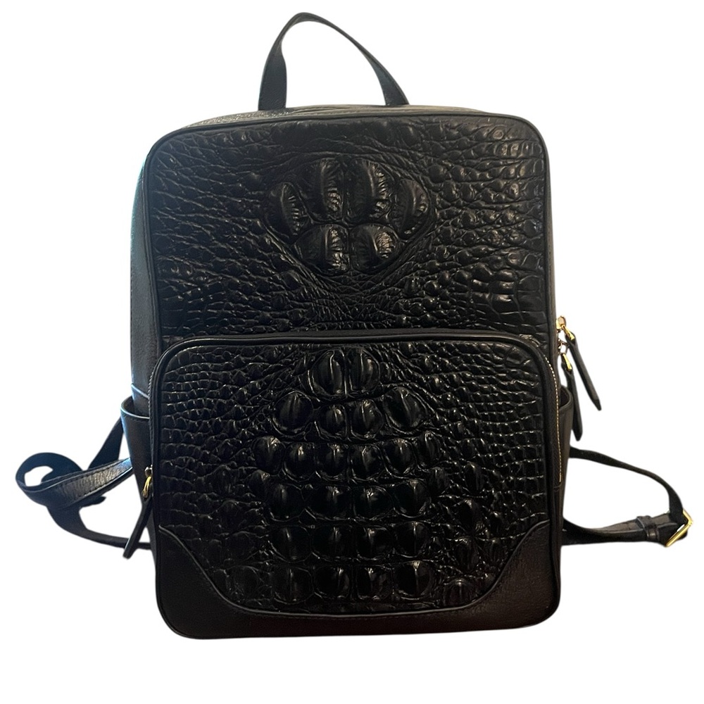 Women’s PIJUSHI Black Crocodile Leather Purse